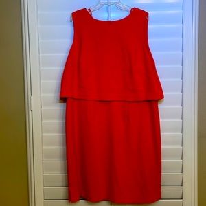 ELIZA J Dress, Size 20w, Color is Coral